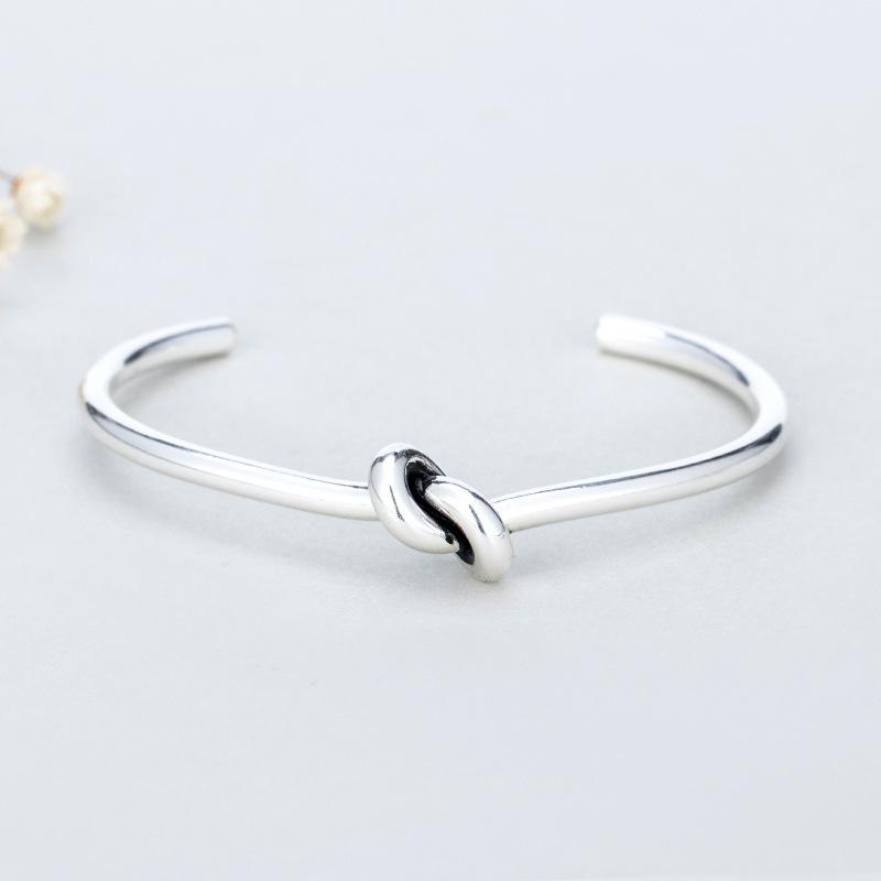 Womens Bracelets | Double Knot Hinged Bangle Bracelets Bracelets