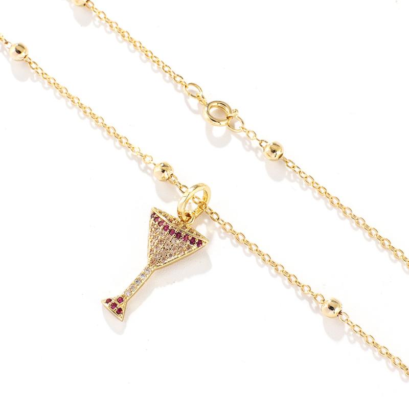 Womens Necklaces | Shaken And Brewed Mini Pendant Jewelry & Watches Champagne