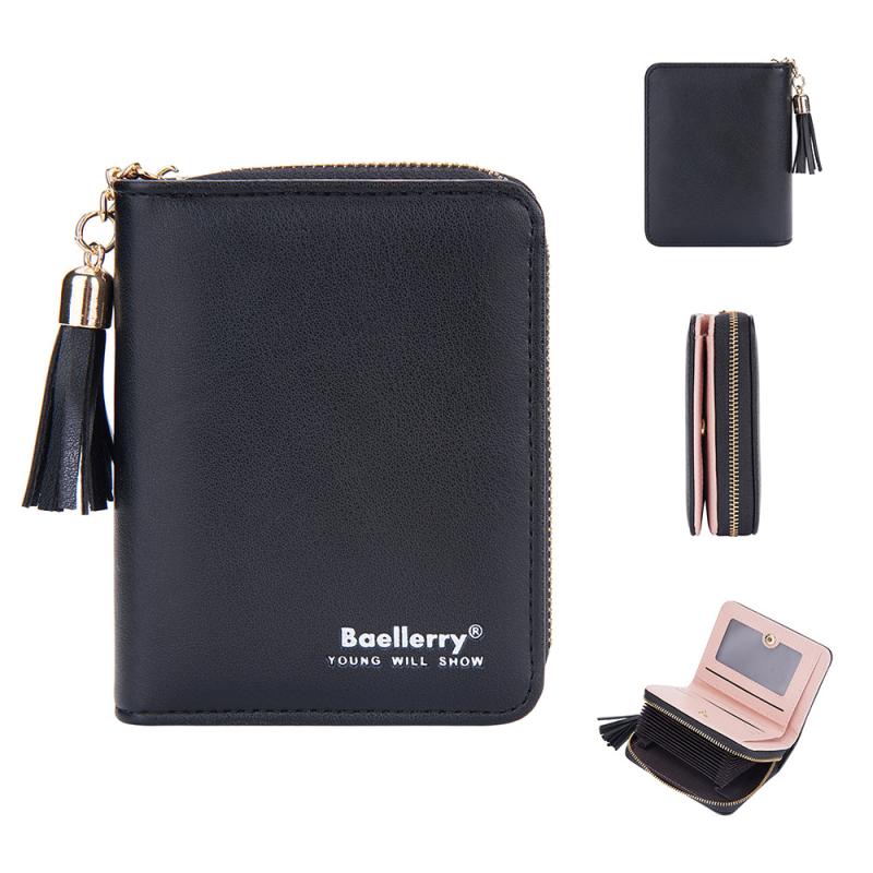 Womens Small Wallets | Devin Small Compact Wallet Small Wallets Black